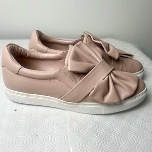 Halogen Blush Pink Bow Sneakers